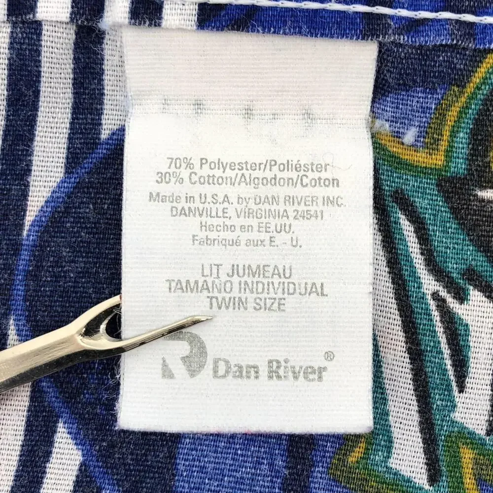 NFL 90s vintage team logos twin flat sheet 1990s